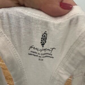 Flowy White FP Movement Tank